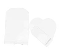 FOMIYES Paleta De Uñas Acrílicas 2 Paletas Cosméticas Para Maquillaje Delineador De Ojos Manicura Bandeja De Mezcla Portátil