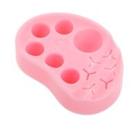 FOMIYES paleta de uñas lápiz de cejas delineador de ojos peine paleta de productos mezclar paleta lápiz de cejas polvo de cejas botín pintauñas sombra paleta de mezcla gel de sílice rosa