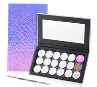 FOMIYES Paleta Maquillaje Vacía Organizador Magnético Con Bandeja y Soporte Para Sombras De Ojos