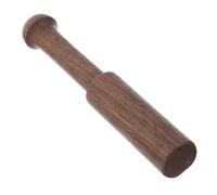 FOMIYES Palillos Profesionales para Cuencos 2x12,5 CM | Madera Negra de Nogal, Ajuste para Cuenco de 8 a 9,5cm, Hecho en Nepal, Café