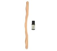 FOMIYES Palo De Masaje Corporal De Madera Natural 48 Cm Barra Pequeña Para Aliviar La Fatiga Masajeador De Espalda Uso Diario Esencia De Artemisa 10 Ml Herramienta De Masaje Para Relajación