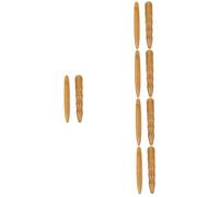 FOMIYES Palo De Masaje Guasha 10 Uds Palo De Acupresión Masajeador De Cuello Palo De Reflexología Herramientas De Masaje Masaje De Pies Masajeador Tailandés De Madera Cabezal Rodillo Facial Raspado De