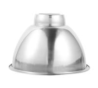 FOMIYES Pantalla de Lámpara Metálica Redonda para Exterior, Cubierta de Luz de Acero Inoxidable Diámetro Medio de 3,7 Cm, Protección contra Lluvia para Iluminación Industrial y Talleres