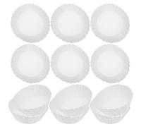 FOMIYES Papel para Hornear Resistente la Grasa, 50 Unidades de 8 Pulgadas sin Pliegues, Adecuado para Pasteles, Moldes de Repostería, Capacillos y Bandejas de Horno