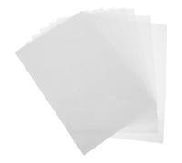 FOMIYES Parche Termoadhesivo de Doble Cara 20 Piezas 20X30 CM Película Adhesiva para Planchar Pegamento para Tela Reutilizable para Costura y Manualidades Interfaz Termofusible para Ropa