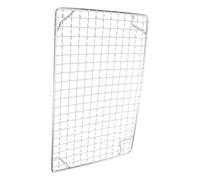 FOMIYES Parrilla Rectangular Adecuado para Asar y Hornear de Acero Inoxidable con Patas Resistente a Altas y Reduce Humo para Barbacoa al Aire Libre