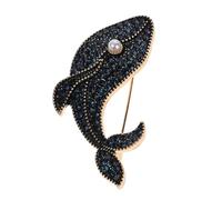 FOMIYES Pasador Para Mochilas Joyas De Ballenas Broche De Animales Broches De Oro Para Mujer Broche Para Ropa Broches Pin Señoras Accesorios Patas Océano Aleación De Zinc