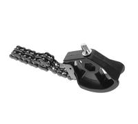 FOMIYES Pedal de Bombo Doble con Mecanismo de Cadena Doble Negro, Accesorio de Repuesto para Batería y Caja de Ritmos, Compatible con Tambores de Jazz, Rendimiento Estable y Ajuste