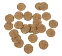 FOMIYES Pegatinas de Lacre Autoadhesivas para Sobres 25 Unidades Sellos de Cera Pequeños Redondos Color Cobre Adhesivas para Invitaciones de Boda Decoración Manualidades y Cartas