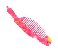 FOMIYES Peine Creativo Cabello De Diseño De Loro Peine Antiestático De Acetato Para Viaje y Mascotas El Cabello Húmedo y Seco
