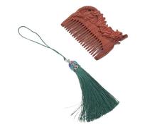 FOMIYES Peine de Madera de Durazno Temática del Zodíaco Diseño Portátil Accesorios Cabello para Bebés para Viajes y Cuidado Diario de Cabello Rizado