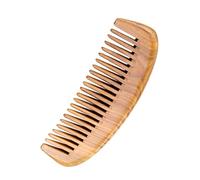FOMIYES peine de sándalo peine de pelo natural peine de aseo peine desenredante hair care scalphero massage peine madera peine de madera para barba peine para barba de sándalo Bambú