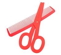 FOMIYES Peine Gigante Diseño Único para Tijeras de Plástico Rojo y Gran Impacto Visual Disfraces de Payaso para Fiestas y Actuaciones en Interiores