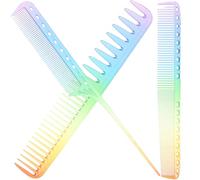 FOMIYES Peines de Peluquería para Peinar Cabello 3 Unidades Tamaño Estándar Material de Resina Duradero Antiestático Uso Profesional Unisex Salón Peluquería Cuidado Diario