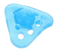 FOMIYES Pelota Antiestrés Triangular TPR Azul Suave para Ejercicios de Dedos Entrenador de Fuerza y Agarre de Mano para Rehabilitación y Entrenamiento de Antebrazos en Casa y Oficina