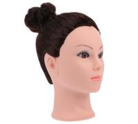 FOMIYES Peluca de Muñeca de Cosmetología para Práctica de Peinado Maniquí de Cabello Producto de Marca Humana