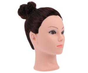 FOMIYES Peluca de Muñeca de Cosmetología para Práctica de Peinado Maniquí de Cabello Producto de Marca Humana