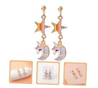 FOMIYES Pendientes De Unicornio Pequeños y Delicados Pendientes De Botón Para Mujer Joyas y Estéticas Para Fiestas De Princesas y De Cumpleaños