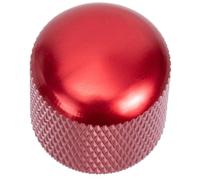 FOMIYES Perilla de Volumen para Guitarra Eléctrica, Tapa de Potenciómetro Metálica Roja, Resistente y Anticorrosiva, Repuesto para Control de Tono, Accesorio Duradero para Instrumento