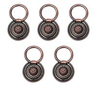 FOMIYES Perillas de Gabinetes de Metal 5 Piezas Tiradores Redondos 37 MM para Armarios y Tocadores Estilo Antiguo