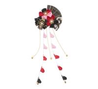 FOMIYES Pinza Pelo Estilo Japonés con Borlas Colgantes Accesorio para Festivales Nupciales Decoración Cabello de Fiesta Accesorios Tradicionales para Mujeres y Niñas Estilo Kimono Japonés
