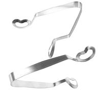 FOMIYES Pinzas para Servir Alimentos de Acero Inoxidable, 2 Piezas, Resistentes y Duraderas, Ideales para Recoger Caracoles, Mariscos y Uso en Barbacoas, Utensilios de Cocina para Hogar