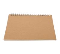 FOMIYES Planificador Académico de Bobina Cubierta de Cuero Kraft, Bloc de Notas de Gestión del Portátil, Agenda Multifunción Trimestral para Estudiantes y Oficina, Cuaderno Organizador