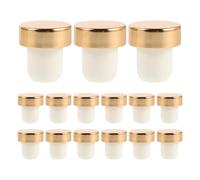FOMIYES Plástico Resistente Tapón en Forma de T 15 Piezas Sello Mejorado para Botellas de Aroma y Aceite Esencial para Uso en Hotel y Dormitorio