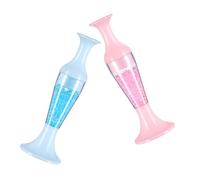 FOMIYES Pluma Aplicadora de Puntos de Diamante Forma de Maceta Bolígrafo para Pegar Gemas Uñas Set de 2 Unidades Azul y Rosa Herramienta Multifuncional para Arte Cristales y