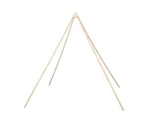 FOMIYES Postes y Soportes Triangulares de Madera Maciza para Tienda de Campaña Infantil, Piezas del Marco Redondas y Resistentes para Casas de Juegos, Accesorios para Uso Interior