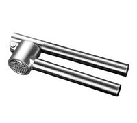 FOMIYES Procesador Manual de Ajo Acero Inoxidable, Herramienta de Cocina con Orificios Uniformes para Preparar Ajo en Recetas Caseras