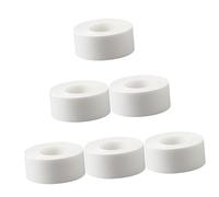 FOMIYES Protector de Sudor Adhesivo para Cuello y Ropa, Almohadilla Absorbente de Tela No Tejida, Fácil de Usar y Cortable, 6 Rollos Blancos para Uso Diario