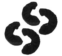 FOMIYES Protectores de Patines de Hielo Elásticos para Adultos, Funda Lavable para Cuchillas, Paquete 2 Pares Negro Talla L, Accesorios para Patinaje Artístico y Hockey sobre Hielo,