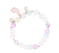 FOMIYES Pulsera de Cuentas de con Charm de Conejo para Niñas y Adolescentes para Cumpleaños y Fiestas Accesorio Colorido y Duradero