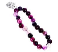 FOMIYES Pulsera De Natural Cuentas De y Para Mujer Pulsera Elástica De Piedras Para Obsequio De Profesora Día Especial