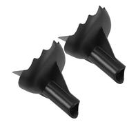 FOMIYES Puntas de Bastón de Trekking de Tungsteno 2 Piezas Repuestos Aplicables para Bastones de Senderismo y Esquí Color Negro Alta Durabilidad y Estabilidad para Actividades al Aire