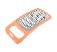 FOMIYES Rallador Multifunción de Acero Inoxidable y Plástico Pp, Doble Cara, Color Naranja, Cortador de Verduras y Queso para Cocina, Herramienta de Rallado para Frutas y Hortalizas,