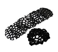 FOMIYES Redecilla Elástica Pelo 8 Piezas Redecilla para Moño Invisible Accesorio para Bailarina Diseño Transpirable para Ballet y Danza Escolar y