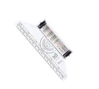 FOMIYES Regla de Dibujo Multiusos Enrollable de 15 CM Herramienta Portátil de Medición para Ingenieros y Estudiantes Plástico Transparente Resistente para Dibujo Técnico y Diseño