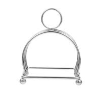 FOMIYES Rejilla Multiusos de Acero Inoxidable para Pan Soporte Vertical, Estante para Tostadas y Rebanadas, Accesorio Cocina Compacto para Almacenamiento y Exhibición en Hogar y Eventos