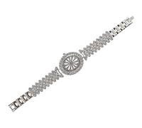 FOMIYES Reloj Analógico Mujer Elegante con Esfera Creativa y Correa Accesorio Decorativo para Diario y Ocasiones Especiales