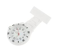 FOMIYES Reloj De Enfermera Clip Reloj De Bolsillo De Cuarzo Diseño Elegante para Cuidadores De Solapa Puntero Luminoso para Escenario Hospitalario