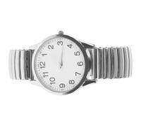 FOMIYES Reloj de Pulsera de Cuarzo Clásico Números Grandes y Luminoso, Resistente al Agua, para Personas Mayores y Uso Diario, Esfera de Gran Tamaño, Diseño Elástico Varios Estilos
