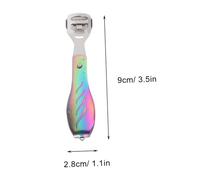FOMIYES Removedor De Piel Muerta Raspador De Pies Herramienta De Pedicura Cuchillo Para Reparar Acero Inoxidable Compacto y Duradero