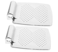 FOMIYES Reposapiés Para Silla De Ruedas 2 Piezas Aluminio De 7 Pulgadas, Pedal Elevable y, Plataforma Estable y Resistente, Accesorio Ergonómico Para Personas Mayores Movilidad Reducida