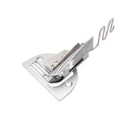 FOMIYES Ribeteador para Máquina de Coser Ángulo Recto Plegadora de 50 MM Salida de 16 MM Dispositivo para Sobrehilado y Doblado de Tela Accesorio para Costura Profesional