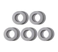 FOMIYES Rodamientos Axiales Planos de Agujas Metálicos 25X42X4 MM 5 Unidades Alta Rigidez para Maquinaria Agrícola Fresadoras y Equipos Industriales