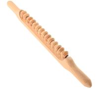 FOMIYES Rodillo de Masaje de Madera Creativo Bastón de Masaje Multifuncional para Aliviar el y la Circulación para Cuerpo Espalda Cuello y Piernas