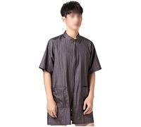FOMIYES Ropa De Trabajo Para Hombres Chaqueta De Trabajo Para Hombre Chaqueta Con Cremallera Delantal De Peluquería Estilista Bata Chaqueta Salón De Peluquería Capa De Nylon Mujer Ropa