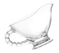 FOMIYES Salsera de Vidrio con Asa de 120ml para Restaurante y Bbq, Dispensador de Salsa Fácil de Controlar y Recipiente Elegante para Salsas